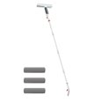 thumbnail image 2 of Cleaning Brush,Squeegee For Window Cleaning With Spray Long Window Cleaning Squeegee Kit With Extension Pole With Sewage Collector And 3 Pads For High & Glass Home Car Glass, 2 of 9