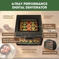 thumbnail image 4 of Deshidratador de alimentos Excalibur Performance Series, 6 bandejas, negro, 4 of 8