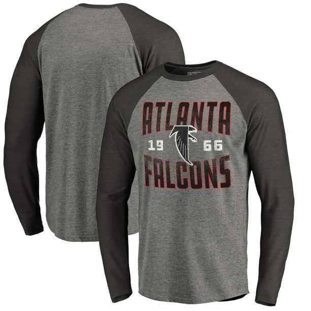 طقم لحاف مفرد Men's Atlanta Falcons NFL Pro Line Ash True Colors Long Sleeve T-Shirt علم الفاتيكان