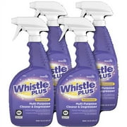 Diversey Whistle Plus Professional Multi-Purpose Cleaner/Degreaser, Citrus, 32 oz Spray Bottle, 4/Carton