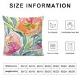 thumbnail image 5 of BANET Throw Pillow Covers Pink Flower Decorative Pillowcases White, 5 of 5
