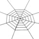 thumbnail image 3 of Bearachild Araña grande Decoración de Halloween para el hogar Bar Casa embrujada Telaraña Halloween Araña artificial Accesorios de seda Kits de decoración para fiestas Negro 2.5 m Bearachild HA007306-08, 3 of 6