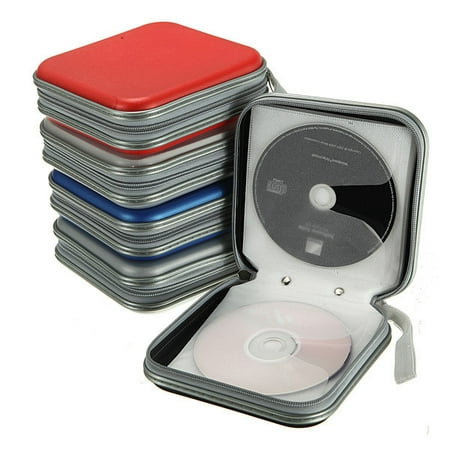Portable 40 Disc Double-side CD DVD Holder Storage Case Organizer Holder Wallet Cover Bag