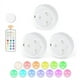 thumbnail image 1 of Luces Puck con control remoto, 13 colores cambiables, luces LED RGB debajo de los gabinetes, luces para cocina, mostrador, armario, luces A, 1 of 8