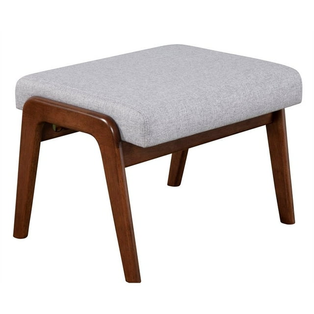 Alpine Furniture Repose-pieds en Ardoise Ardoise Marron-Gris