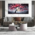 thumbnail image 5 of HFDF Black and White Wall Art Pk Tree of Life Wall Art for Livg Room Bedroom Office Bathroom Modern Canvas Prts of Plum Blossom 24x20inch Framed, 5 of 6