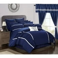 thumbnail image 4 of 24 Piece Marian Complete bedroom in a bag Pinch Pleat Ruffled Designer Embellished Bed In a Bag Comforter Set, 4 of 4