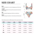 thumbnail image 2 of Kdxio Sea Creatures Print Women's 2 Piece High Waisted Wrap Spaghetti Strap Summer Swimsuit Bikini Set-X-Large, 2 of 5