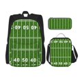 thumbnail image 1 of Disketp American Football Field2 Mochila Estampada de Gran Capacidad con Lonchera y Estuche, Set de 3 Piezas para Estudiantes, 1 of 7