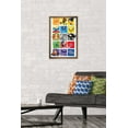 thumbnail image 2 of DC Comics TV - DC Superhero Girls - Grid Wall Poster, 14.725" x 22.375", Framed, 2 of 3