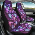 thumbnail image 4 of Xoenoiee Colorful Butterfly Print Car Seat Cover Auto Decorative Accessories, Breathable Universal Car Front Seat Cover Comfortable Material, 4 of 6