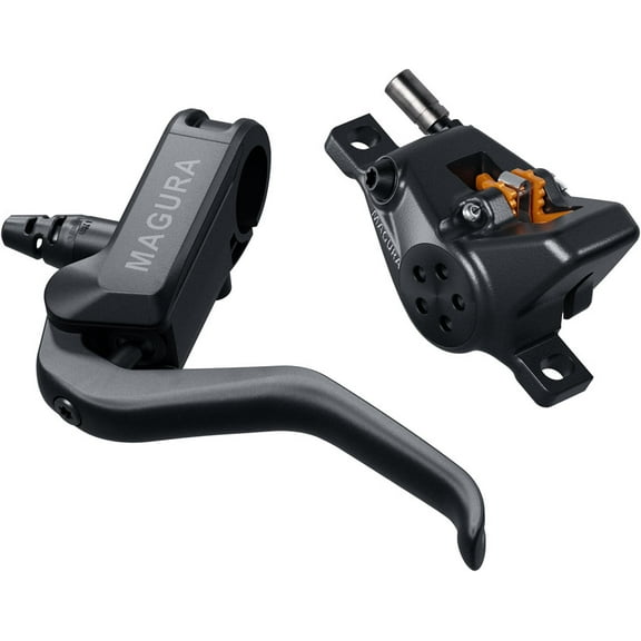 Magura MT A2 Disc Brake and Lever - Front/Left, Post Mount, 2-Piston Caliper, Black