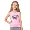thumbnail image 2 of DC Comics Girls' Superman Supergirl Americana 2PC Tank Top Yoga Pajama Set, 2 of 5