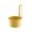 Yellow, variant on Hanging Sink Basket Button Drain Storage Split Filter Basket 1 Second Install for Kitchen Bathroom Space Saving Durable Plastic