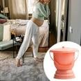 thumbnail image 2 of Handheld Spittoon with Lid Portable Urinal Bottle for Bedroom PP Plastic Orange, 2 of 8