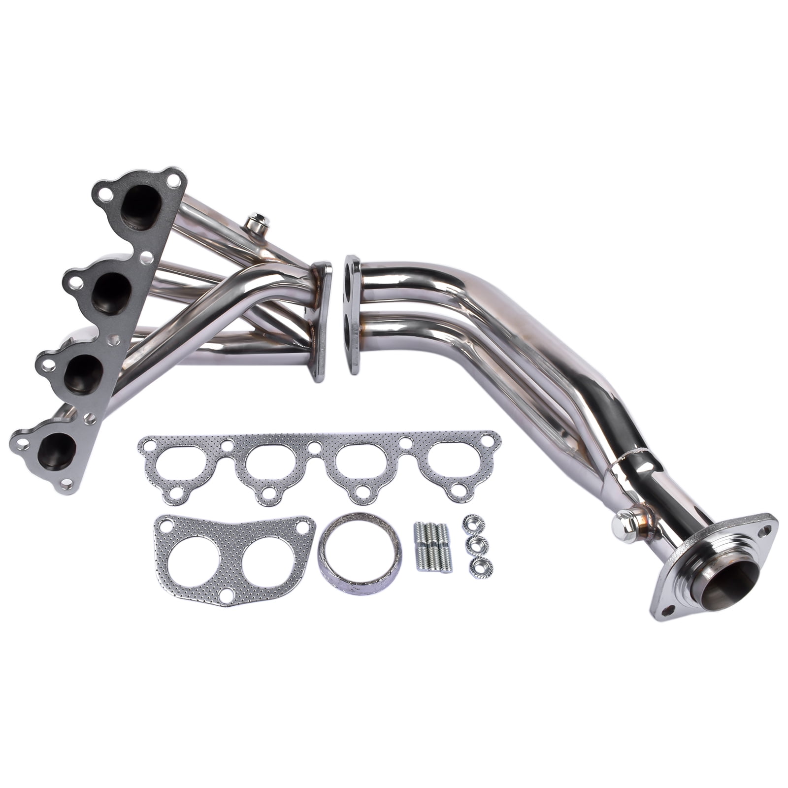 GELUOXI Stainless Exhaust Manifold Header with Gaskets for 88-00 Honda Civic D-series Engine SOHC
