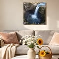 thumbnail image 6 of Waterfall Landscape Canvas Wall Art for Living Room, Country Nature Rock Leaf Water Spray Wall Decor Framed Artwork Pictures Ready to Hang for Bedroom Office Home Decor, 6 of 9