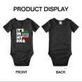 thumbnail image 3 of It's In My DNA Iranian Flag Country Pride Cute Baby Bodysuit Baby Clothes (Black, 18-24 Months), 3 of 5