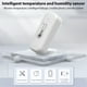 thumbnail image 5 of Sensor inteligente de temperatura y humedad Tuya Wifi, control a través de APP, notificaciones en el móvil y compatibilidad con dispositivos inteligentes, sin baterías incluidas, ideal para monitoreo, 5 of 7