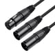 thumbnail image 4 of Cable Divisor XLR, De Sonido HIFI Máxima Conductividad Eléctrica Cable XLR Patch Y Reduce La Pérdida De Señal PVC Resistente A Interferencias De 3 Pines Para Estudio, 4 of 7