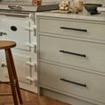 thumbnail image 4 of Goo-Ki 3.8''(96 mm) Hole Centers Luxurious & Sturdy Zinc Alloy Cabinet Handls,Matte Black Cabinet Pulls for Kitchen,Drawer,Cupboard & Wardrobe,6 Pack, 4 of 8