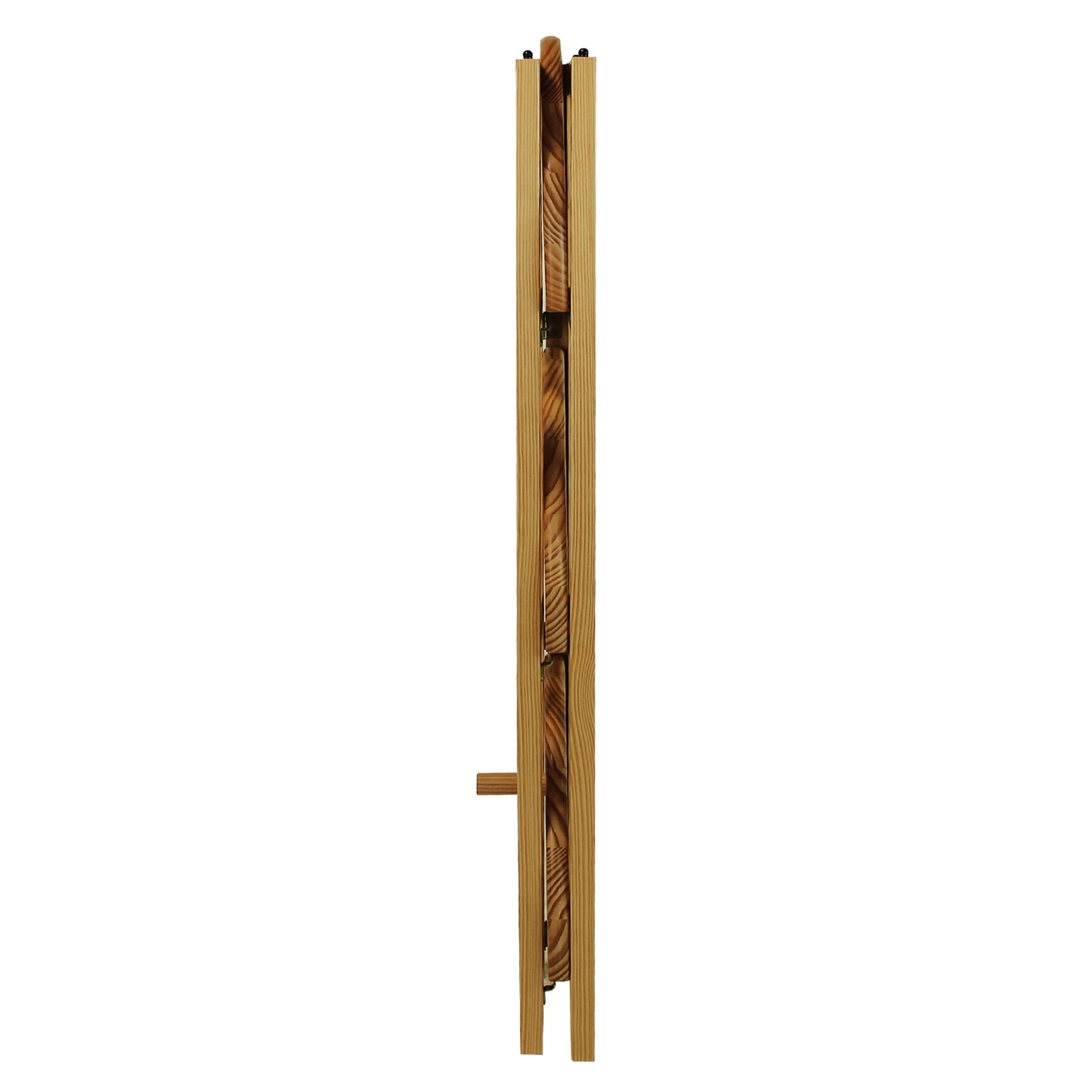 casual home 4-shelf folding corner bookcase