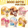 thumbnail image 3 of Mini Vinyl Doll Set Realistic Sleeping Expression Soft Figure Collection,Detailed Facial Features And Ethnic Style Outfit Design,Compact Decorative Display Toy For Desk Shelf Car Interior Use, 3 of 7