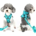 thumbnail image 5 of BLRTUN Pet Dog Harness for Small Medium Dogs No Pull Puppy Cats Vest Harness Adjustable Reflective Breathable Mesh Lightweight Harnesses Leash Set Escape Proof for Walking Training, 5 of 9
