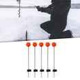 thumbnail image 3 of koolsoo 5 Pièces Pointe Supérieure de Canne à Pêche de Glace Ressort à Bille Rouge Durable pour Accessoires de Pêche Moyen, 3 of 9