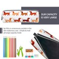 thumbnail image 5 of Yiaed Dachshund Walking Print Leather Pencil Case - Leather Pen Pencil Holder - Elegant & Practical Pencil Pouch for Work & Office, 5 of 7