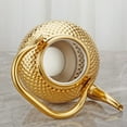 thumbnail image 6 of SANQIAHOME 1200ml teapot with Infuser stainless steel Water Boilers lifting handle Tea Maker Water Kettle for Induction/Gas gold, 6 of 11