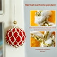 thumbnail image 4 of Christmas Tree Decorations, Boho Crochet Christmas Ball Ornaments Set Shatterproof Christmas Tree Ornaments Balls Party Decorations Hanging Ball Decoration for Holiday Party Home Office Decor, 4 of 6