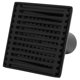thumbnail image 2 of Desagüe de Suelo ANGGREK de Lavabo Ducha Con Rejilla Extraíble 10x10cm color negro, 2 of 8