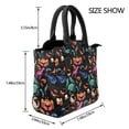 thumbnail image 4 of Zufioo Animals Under Water Print Leather Rivet Shoulder Bag, Microfiber PU Leather Adjustable Shoulder Strap Handbag, Ideal Gift for Women-One Size, 4 of 5