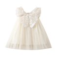 thumbnail image 1 of AMERTEER Princesse Robe Sans Manches Papillon Forme Maille Robepetites Filles, 1 of 6