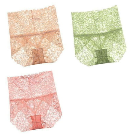 

Seamless Lace Panty Women s Briefs Breathable Hipster Panties Underwear Comfy G-string Panties for Women Girls
