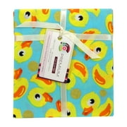 Creative Cuts Premium 18" x 21" Fat Quarter Single Metallic Turquoise Fabric, 1 Each