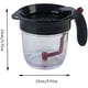 thumbnail image 2 of Separador de grasa para sopa y salsa, taza separadora de grasa, separador de grasa con fondo, separador de grasa transparente, 2 of 5