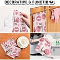 thumbnail image 7 of Soft Absorbent Reusable Kitchen Towels, Set of 4|28x18 in, Heart and Rose and Lips Dining Kitchen Living Room Tea Towels Dish Towels Decorative Towels Washcloth Gift, 7 of 7