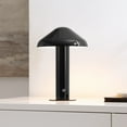 thumbnail image 5 of SAFAVIEH Jace Modern Black Metal Table Lamp with Black Shade, 5 of 6
