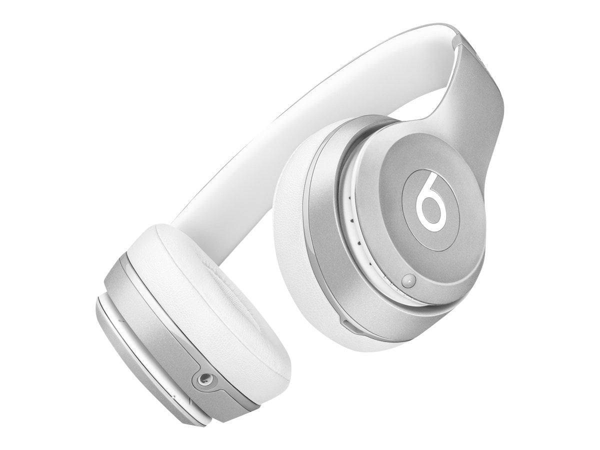 Beats by Dr. Dre Solo2 - Headphones with mic - wireless - silver