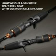 thumbnail image 3 of KastKing Spin  Finesse Fishing Rod, Lightweight Casting & Spinning Rods, IM6 Graphite Blanks, Cast Lure Down to 1/64oz-Zephyr, 3 of 10
