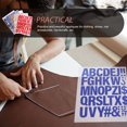 thumbnail image 2 of MasteelfCA 5Pcs Iron On Letters Clothes Letter Patches Clothes Repairing Patches Heat Transfer Letters Patches, 2 of 8