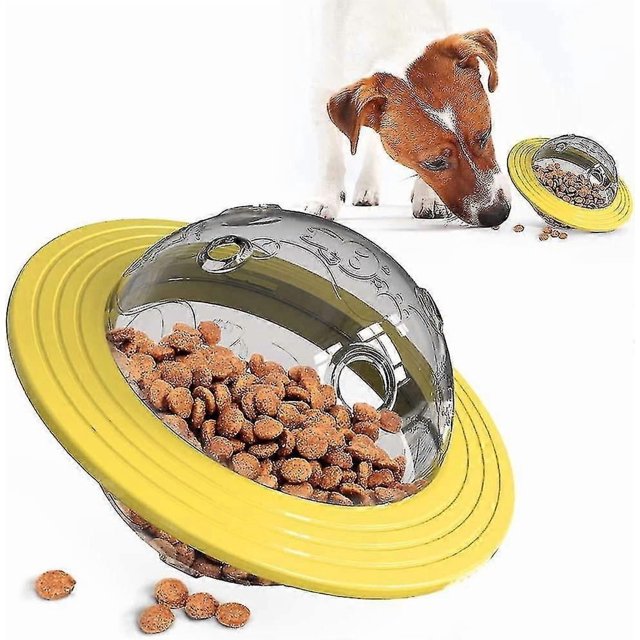 Yellow Dog Balls Dog For Dogs Snack Ball Tumblerdog Toy Interactiveintelligence Toy For Dogs