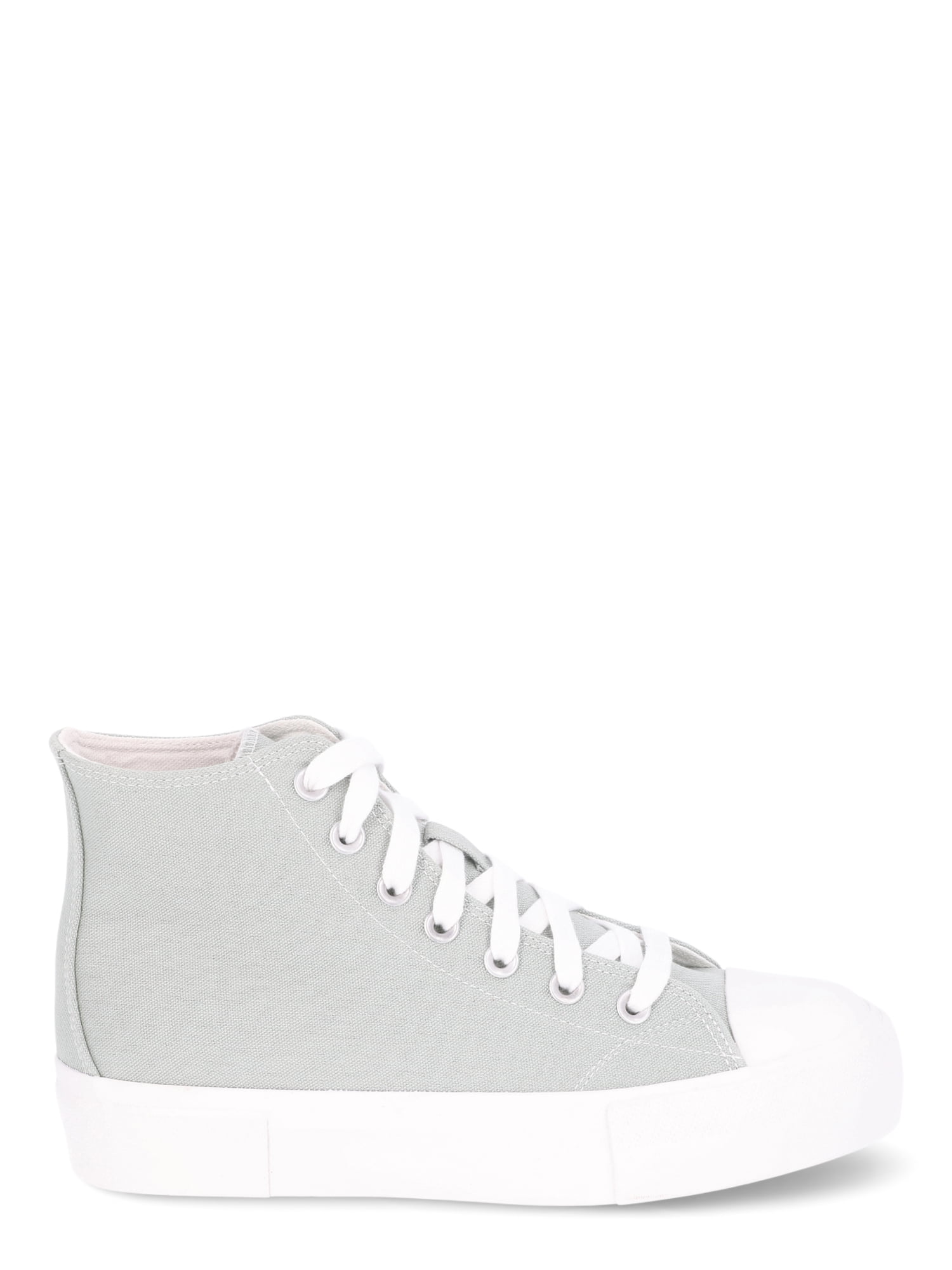 No Boundaries Platform Lace Up Hi Top Sneakers, Women's