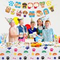 thumbnail image 6 of Dog Birthday Party Decorations - Cute Puppy Dog Paw Party Supplies for Doggy, Kids, Birthday Includes Plates, Cups, Napkins, Tableware, Tablecloth, Banner - Serves 20, 6 of 7