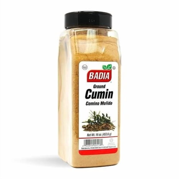 Badia Ground Cumin, 16 Oz – Cumin Powder For Authentic Aromatic Flavor In Cooking, Baking, & Seasoning