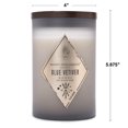thumbnail image 5 of Manly Indulgence Blue Vetiver 22 oz 2 Wick Candle, Grey, 5 of 7