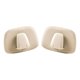 thumbnail image 4 of 2 ganchos para techo de coche, ganchos para colgar ropa, embellecedores de PP, accesorios para coche Beige, 4 of 9