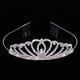 thumbnail image 5 of Corona Yuyangstore Tiara de Boda Novia Plata, 5 of 8